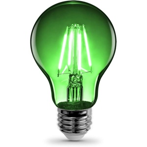 image:imageFeit Electric A19TGLED6 25W Equivalent Dimmable Clear Glass Filament Colored LED Light Bulbs Green 6Pack 24 D x 4 HGreen