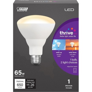 image:imageFeit Electric BR30 LED Circadian Rhythm Intellibulb 65W Eq Dual Mode5000k Daylight