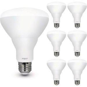 image:imageFeit Electric BR30 LED Light Bulbs 65W Eq Dimmable Soft White 12 Pack5000k Daylight