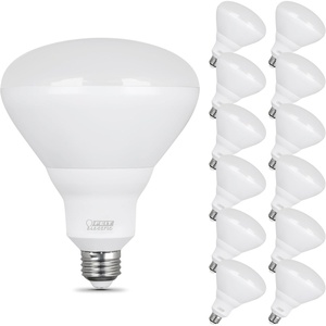 image:imageFeit Electric Enhance BR40 LED Light Bulbs 65W Eq Soft White 12 Pack2700k Soft White