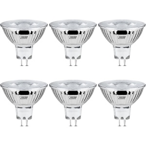 image:imageFeit Electric Enhance LED MR16 Reflector Light Bulb 50W Equivalent GU53 Base 3000K Bright White 500 Lumens Dimmable IndoorOutdoor Use 25000Hour Lifetime BPEXN930CA6 6 Pack3000k Warm White