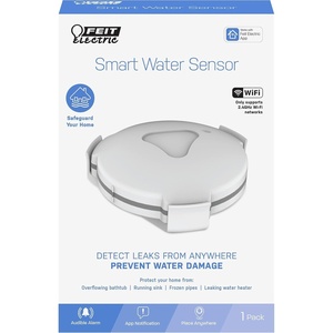 image:imageFeit Electric H2OWiFi Water Leak Sensor 80dB Alarm Battery Powered