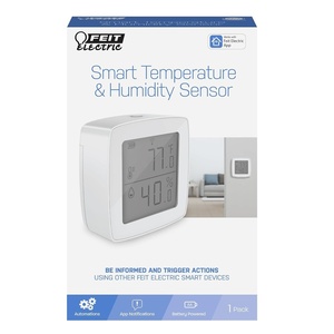 image:imageFeit Electric Smart Temperature and Humidity Sensor WiFi App Alerts
